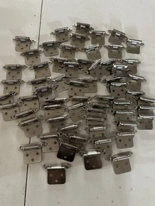 Cerniere per armadi colore argento 2,5” x 1,5/8” lotto di 62 - Foto 1 di 5