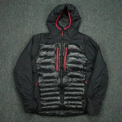 LL Bean Jacket Mens Medium Black Downtek Down Full Zip Pockets Hooded Primaloft - Image 1 of 4