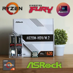 AMD Ryzen 5 7500F 3.7GHz | ASrock A620M | 32GB DDR5 | Motherboard Bundle - Picture 1 of 4