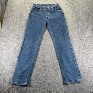 Vintage Wrangler Jeans Mens 31x32 Blue  Cotton Straight Light Wash 965 Made USA - Picture 1 of 11