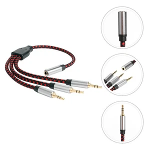 Audiokabel Verlängerung Mikrofon Headset Splitter Kopfhörer Verlängerung - Bild 1 von 12