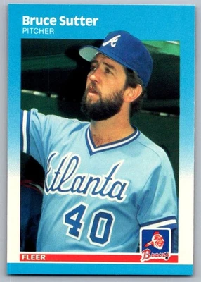 1987 Fleer Bruce Sutter Atlanta Braves #530 - Image 1 of 2