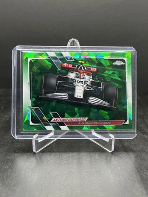 2021 Topps Chrome Sapphire Formula 1 F1 Antonio Giovinazzi Green 20/75 #111 - Image 1 of 2