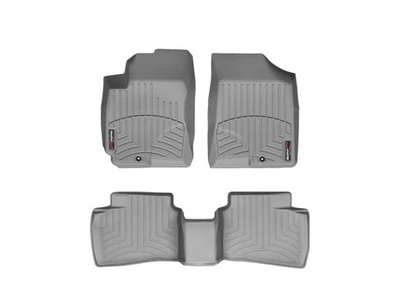 WeatherTech FloorLiner for 2007-2008 Hyundai Elantra - 1st & 2nd Row, Grey - Image 1 of 4