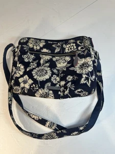 Vera Bradley Midnight Floral  Midtown Crossbody - Picture 1 of 6