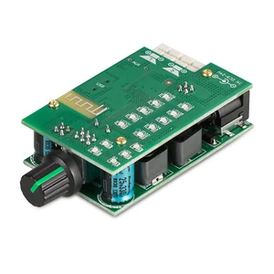 Mini Bluetooth 5.0 Digital Amplifier Board USB DAC Amp w/Sound Level Meter 50W×2 - Picture 1 of 9