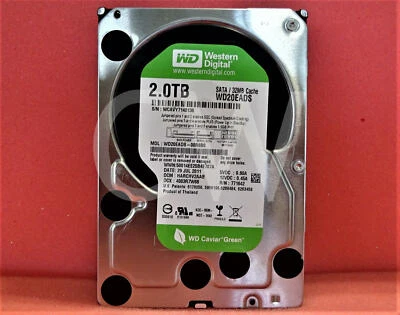 Western Digital WD20EADS 2TB 5.4K RPM 3Gb/s 32MB 3.5" SATA II HARD DRIVE - Image 1 of 2