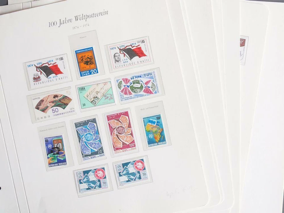 ALL WORLD 1974 UPU, XF MNH/** Collection Transport Europe Hong Kong Russia Samoa - Image 1 of 4