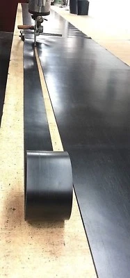 AMERICAN BILTRITE Neoprene Sheet Rubber Solid Strip 1/4"Thick x 3" W x 10-Foot Roll 60 Duro Std