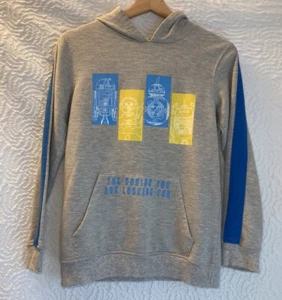 Star Wars Galaxy's Edge Disneyland Droids Hooded Sweatshirt Youth Size Large - Picture 1 of 6