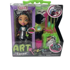 Just Play Art Squad Nene 10-inch Doll & Accessories w/ DIY Craft Project 2 Dolls - Picture 1 of 10