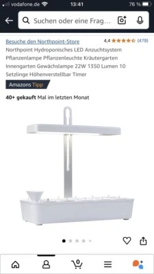 Anzuchtsystem Kräutergarten Pflanzenlampe - Bild 1 von 4