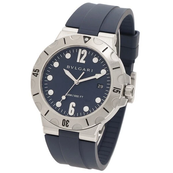Bvlgari Diagono Blue Men's Watch - DP41C3SVSD