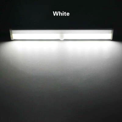 6 /10 LED Motion Sensor Closet Light Wardrobe Under Cabinet Night Light Lamp RK - Image 1 of 4