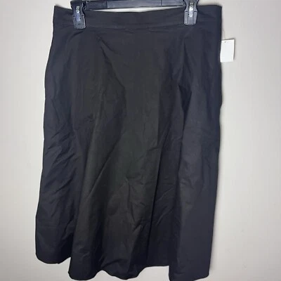 Saia feminina Thelma preta bolsos tamanho 12 nova sem etiquetas Alexia Admor - Imagem 1 de 4