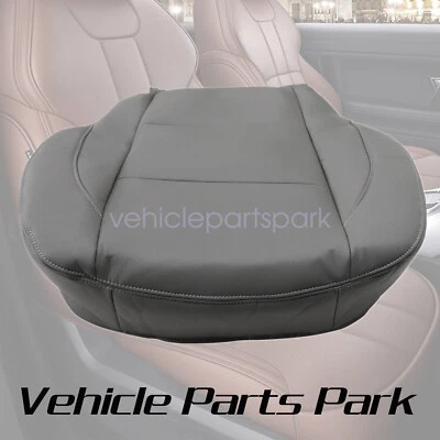 Cubierta de asiento inferior de cuero gris para Nissan Titan S SE 2005-2015 lado del conductor Foto 1 de 4