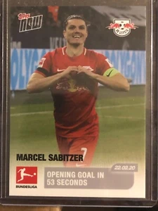 2020 Topps Now Bundesliga #132 Marcel Sabitzer RB Leipzig - Picture 1 of 2