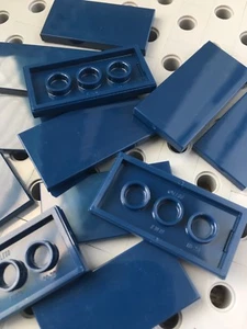 Lego Azul Tierra 2x4 Azulejos Planos Acabado Suave EDIFICIOS MODULARES Nuevo Lote de 12 - Imagen 1 de 2