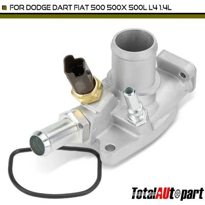 Conjunto de carcasa de termostato de refrigerante de motor para Dodge Dart 2013-2016 Fiat 500 500L Foto 1 de 4