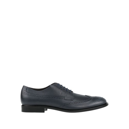 TOD’S Scarpe Oxford Tods da uomo in pelle blu taglia 8