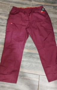 NWT Dickies Scrubs Size 3XL Burgundy 3 POCKETS AUTHENTIC - Picture 1 of 15