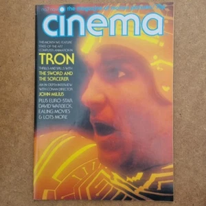 Cinema Magazine Tron David Warbeck Interview Woody Allen No.7 1980s - Picture 1 of 2