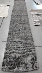 LIGHT GREY 2'-6" X 16' Broken Thread Rug, Reduced Price 1172741466 NF447G-216 - Picture 1 of 4