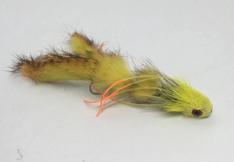 Nancy P Fire Tiger Articulated Streamer- Strike Fly Company