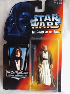 STAR WARS: BEN (OBI-WAN) KENOBI CON SABLE DE LUZ Y CAPA EXTRAÍBLE TOTALMENTE NUEVO - Imagen 1 de 9