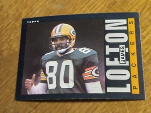 1985 Topps Football # 75 Green Bay Packers WR James Lofton EX-NrMt - Picture 1 of 2