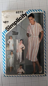 Simplicity Sewing Pattern 6273 Size 10 Pants Skirt Coatdress jacket - Picture 1 of 3