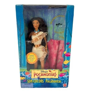 Mattel Disney 1995 Pocahontas Sun Colors Barbie Doll #13328 New NRFB NOS - Bild 1 von 12