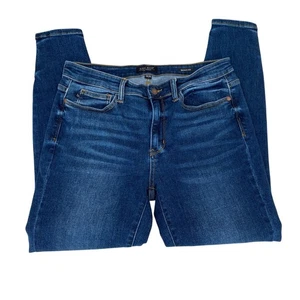 Judy Blue Womens Denim Blue Jeans Size 13/31 Mid Rise Skinny Fit #JB82252MD - Picture 1 of 17