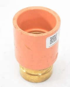Spears 4233-015 FlameGuard Grooved x Socket Coupling Adapter 1-1/2" CPVC - Picture 1 of 5