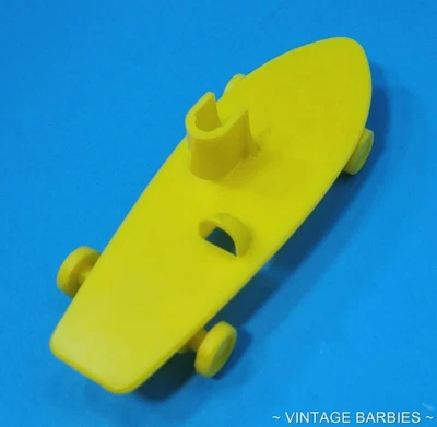 RARE Vintage Living Fluff Doll #1143 Skateboard Near Mint ~ 1970's - Image 1 of 4