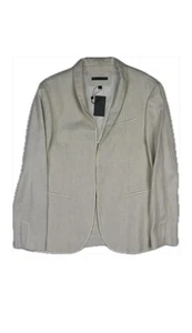 Veste manteau de sport John Varvatos lin chanvre coton 42 R neuf 1298 $ JVS01316X2 BXIA - Photo 1/8