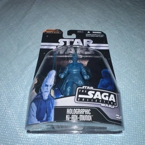 Star Wars HOLOGRAPHIC KI-ADI-MUNDI 027 The Saga Collection Holo Figure NEW - Picture 1 of 4