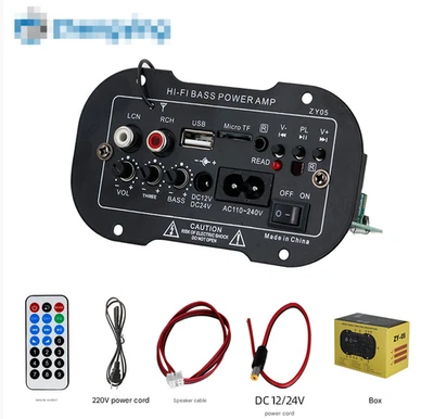 Auto Bluetooth HiFi Bass Power Subwoofer AMP Auto Mini Verstärker Radio TF - Bild 1 von 3