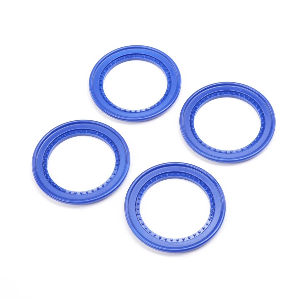 Losi Beadlock Rings Snap In Blue 4 LMT 2.0 LOS-1821 - Image 1 of 1