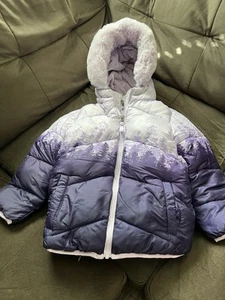 Children’s Snozu Girls Purple Puffer Winter Jacket Size 6 - Picture 1 of 3