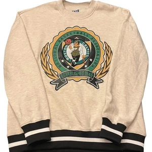 NBA Boston Celtics Crew Sweatshirt SM Boston Celtics Fleece Pullover Crewneck - Picture 1 of 16