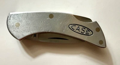 Case XX USA M1057 LSSP Silver USA Lockback Pocket Knife 9 Dot - Image 1 of 4