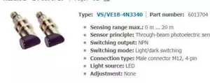 1PCS NEW /VE18-4N3340 Proximity switch sensor #D8 - Bild 1 von 4