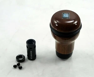 Nardi Evolution Gear Shift (Shifter) Knob - Mahogany Wood + M10x1.25 Adapter - Picture 1 of 8
