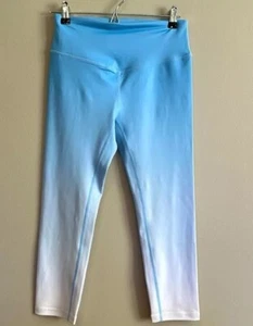 Womens L’urv Legging Ombré Blue/White Size Medium Yoga Lightweight Activewear - Picture 1 of 8