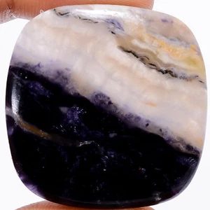 Natural Tiffany Fluorite Cushion Shape Cabochon Gemstone 77 Ct 35X35X5mm X-15915 - Picture 1 of 2