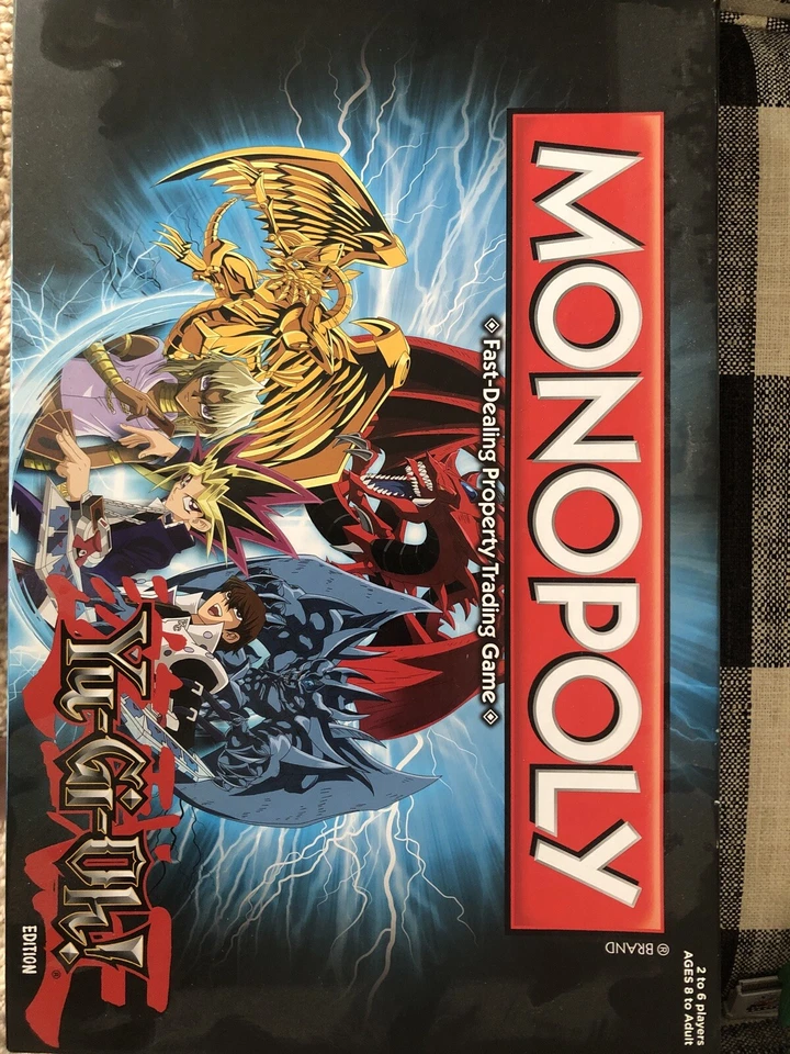 Yu-Gi-Oh! Juego de Mesa Monopoly USAOPOLY Open CAJA CORNERTEAR ABIERTO TODOS Componentes Foto 1 de 1