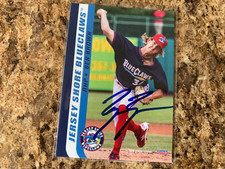 Ben Brown Signed 2022 Jersey Shore Blueclaws Phillies Team Set # 06 Chicago Cubs