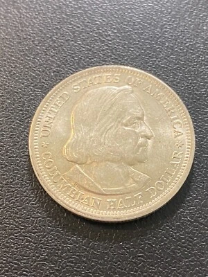 1893 COLUMBIAN COMMEMORATIVE HALF DOLLAR - AU++/UNC DETAILS - UNCIRCULATED - $1 - Image 1 of 2