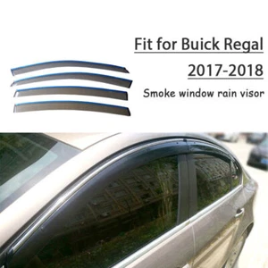 4Pcs Window Vent Visors Rain Guard Sun Shield Deflectors Fit For Buick Regal 17+ - Picture 1 of 12